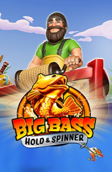 cover for the videogame bog bass - hold & spinner